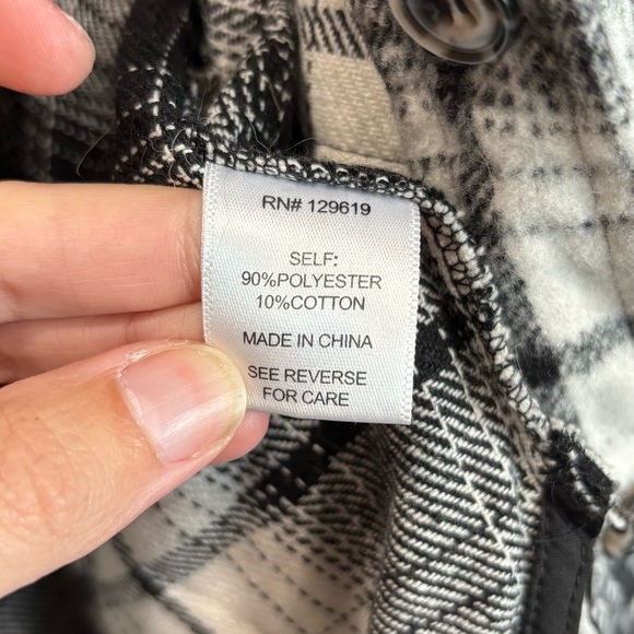 Allie Rose plaid button down shirt - Picture 3 of 5